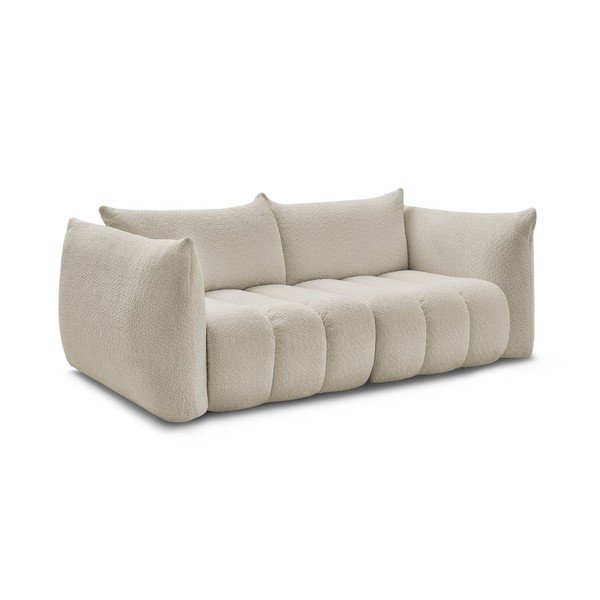 Bež sofa od bouclé tkanine 234 cm Azra – Bobochic Paris-image-2