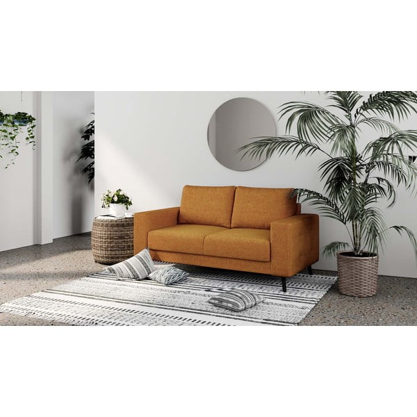 Narančasta sofa 168 cm Fynn – Ghado-image-1