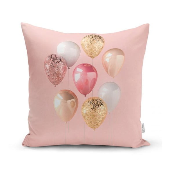 Jastučnica Minimalist Cushion Covers Balloons With Pink BG, 45 x 45 cm
