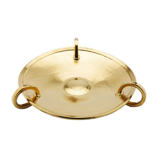 Ukrasna zdjela za posluživanje u zlatnoj boji Kare Design Machu Picchu, promjera 46 cm