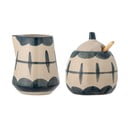 Set vrčeva od kamenine za posudice za mlijeko i šećer Allium - Bloomingville