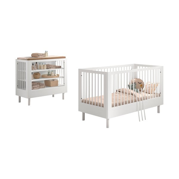 Set dječjeg namještaja 2 kom od masivne bukve Forrest – Vipack