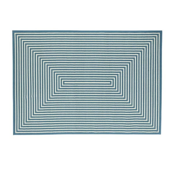 Plavi vanjski tepih Floorita Braid, 133 x 190 cm-image-1