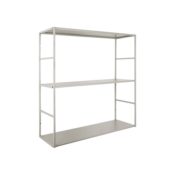 Siva metalna zidna polica PT LIVING Level, 60 x 60 cm-image-2