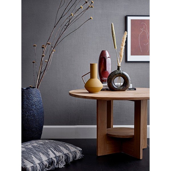 Žuta metalna vaza Bloomingville Irine, visina 21 cm-image-1