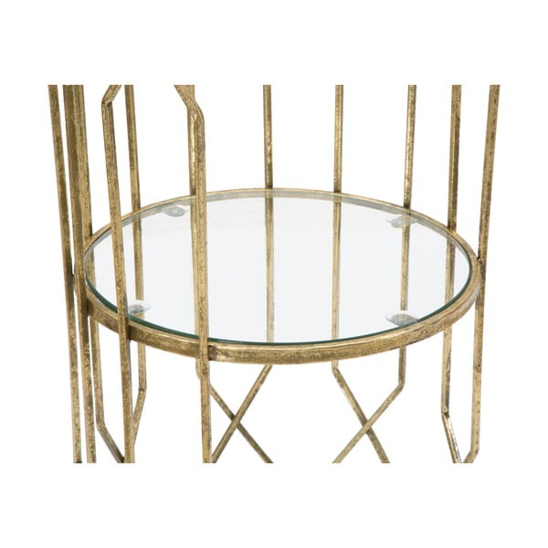 Okrugli pomoćni stol sa staklenom pločom stola ø 35 cm Tunisi – Mauro Ferretti-image-2