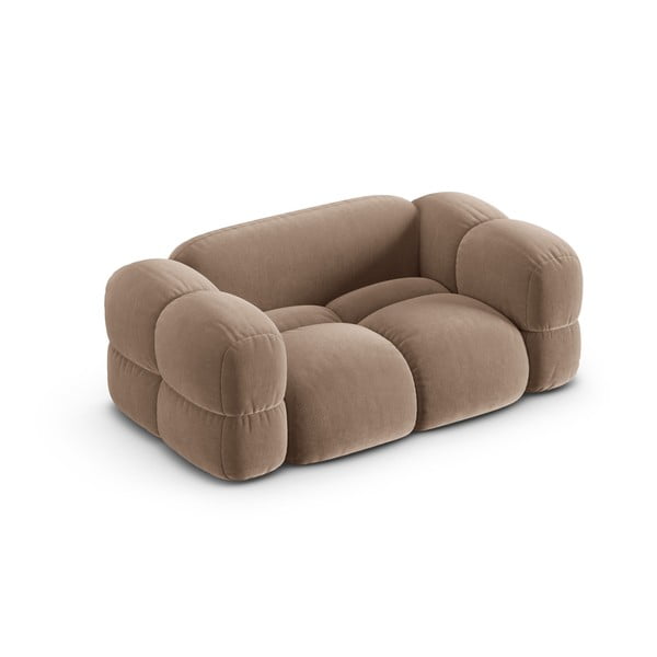 Smeđa baršunasti sofa 180 cm Loretto – Cosmopolitan Design-image-3