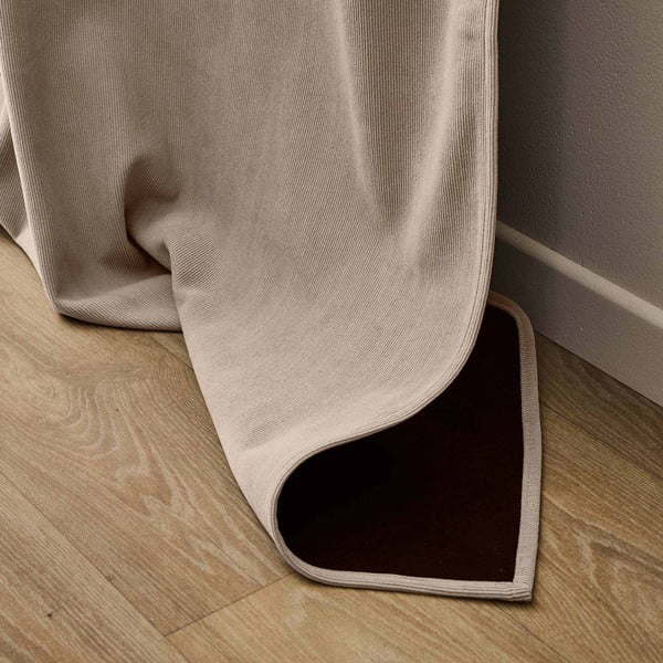 Smeđa termo izolacijska zavjesa od samta 140x260 cm Madison – douceur d'intérieur-image-4