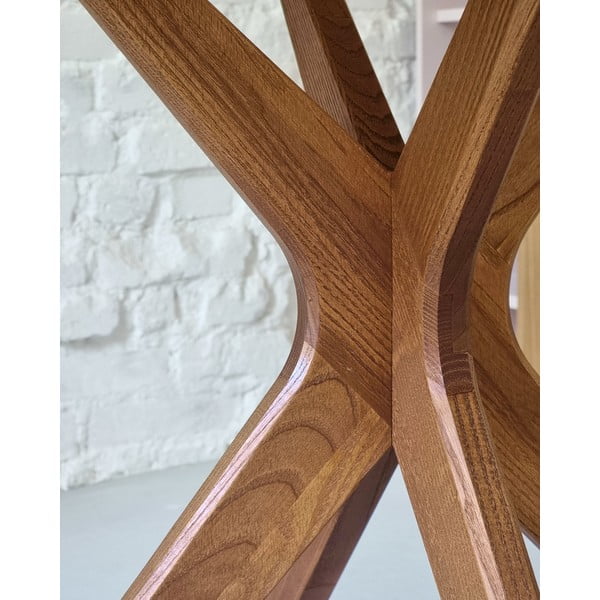 Blagovaonski stol u dekoru hrasta 90x90 cm Jubi – Ragaba-image-3