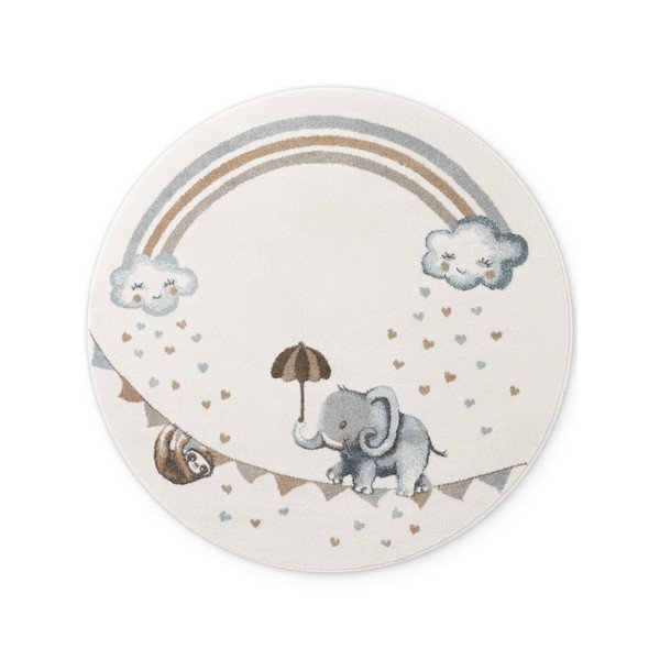 Krem dječji tepih ø160 cm Walk like an Elephant Rainbow – Villeroy&Boch