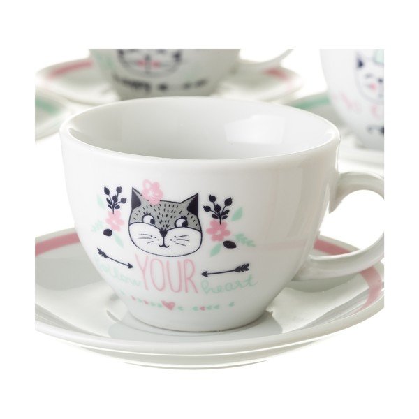 Set od 4 porculanske šalice Unimasa Boho, 160 ml-image-2