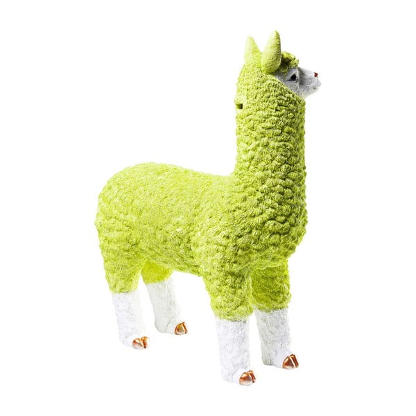 Limeta zelena kasica u obliku ljame Kare Design Alpaca, 62 cm