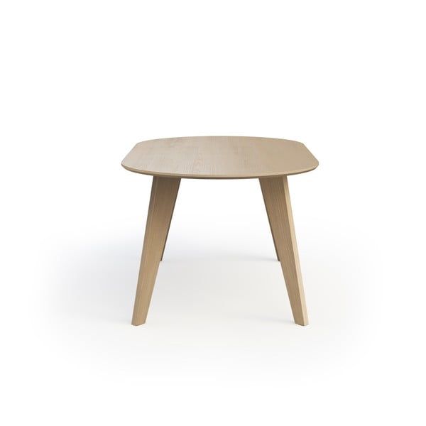 Blagovaonski stol s pločom stola u dekoru hrasta u prirodnoj boji 100x180 cm Lago – TemaHome-image-3