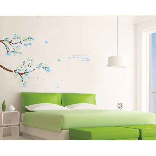 Naljepnica Fanastick Blue Leaves Tree-image-1