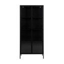 Crna metalna vitrina 80x180 cm Newcastle - Actona