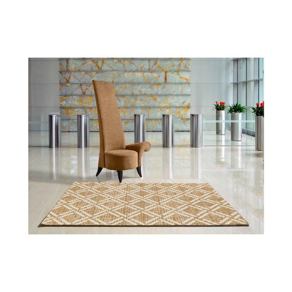 Smeđe-bež tepih Universal Bukit Beige, 140 x 200 cm-image-1