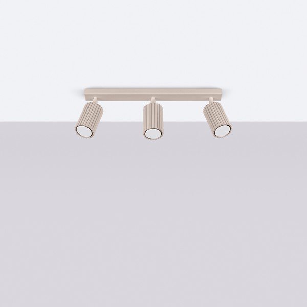 Smeđe-sivi metalni reflektor 6,5x45 cm Gleam – Sollux-image-2