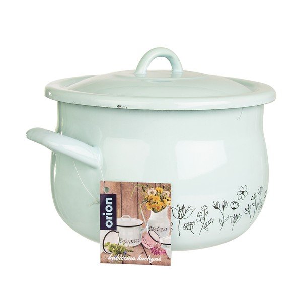 Mint zeleni emajlirani lonac s poklopcem Orion Meadow, 4,8 l-image-1