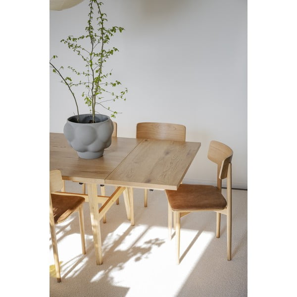 Dodatna ploča za stol u dekoru hrasta 100x50 cm Plainfield – Rowico-image-1