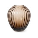 Smeđa staklena vaza Kähler Design Hammershøi, visina 14 cm