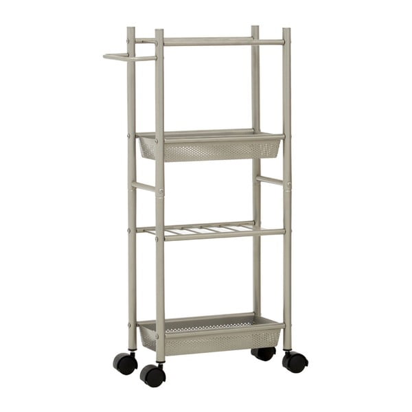 Metalna kolica za posluživanje na kotačima 16x40 cm Dara – Premier Housewares-image-3