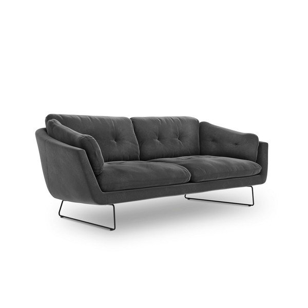 Tamnosiva baršunasta sofa Windsor & Co Sofas Gravity-image-2