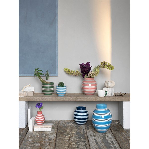 Plavo-bijela keramička posuda za cvijeće Kähler Design, ø 12 cm-image-4