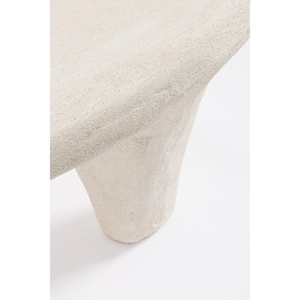 Krem stolić za kavu od polyresina 62x102 cm Albin – Bizzotto-image-2