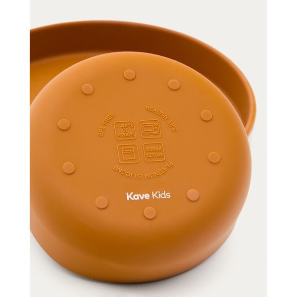 Silikonski dječji set posuđa 2 kom Lili – Kave Home-image-3