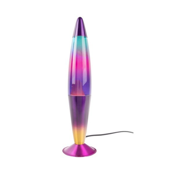 Staklena lava lampa (visina 41,5 cm) Rainbow Rocket Lava – Leitmotiv