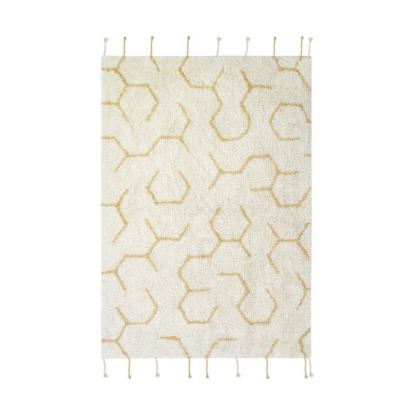 Krem pamučan dječji tepih za igru 90x130 cm Pollination – Lorena Canals-image-3