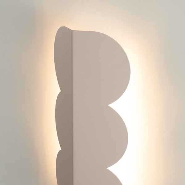 Smeđe-siva zidna lampa aluminijska BISCUIT – Thoro-image-3
