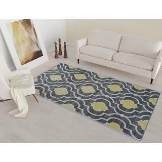 Žuto-sivi perivi tepih 80x50 cm - Vitaus