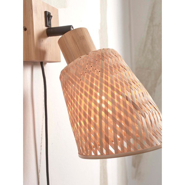 Zidna lampa u prirodnoj boji ø 15 cm Java – Good&Mojo-image-4