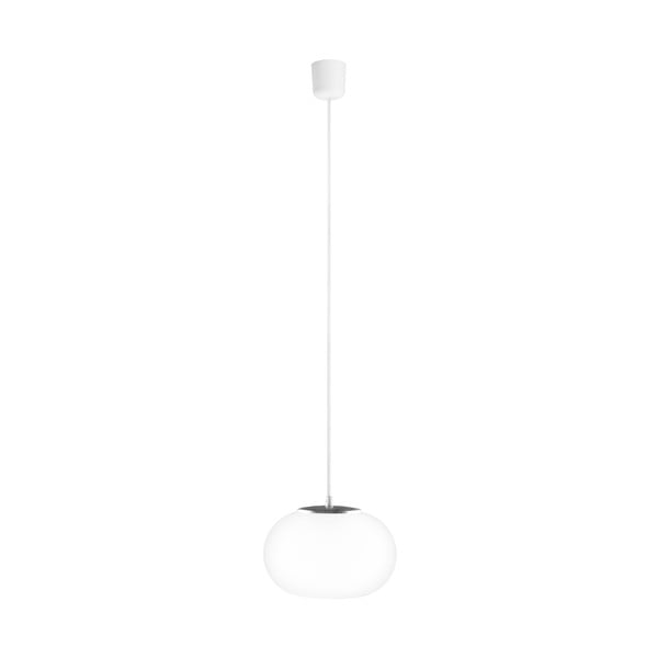 Bijela i srebrna svjetiljka s bijelim kabelom i bijelom Sotto Luce Dosei utičnicom