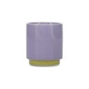 Zelena/ljubičasta šalica od kamenine 130 ml Duo – ONA