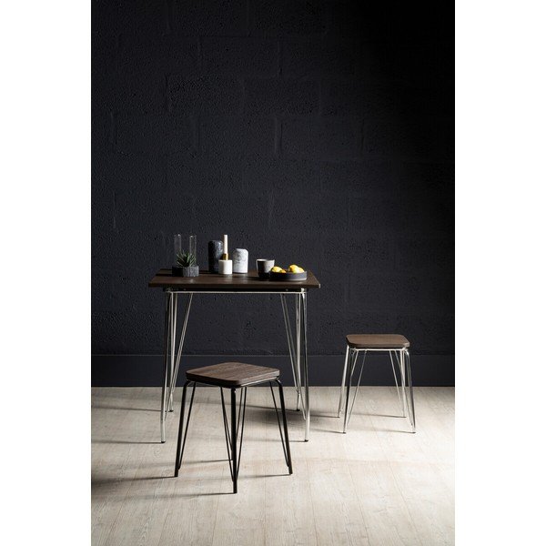 Blagovaonski stol od čvrstog brijesta ø 80 cm District – Premier Housewares-image-3