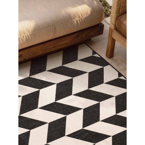 Crni/krem unutarnji i vanjski tepih 120x170 cm Haringey Terrick – Ted Baker-image-3