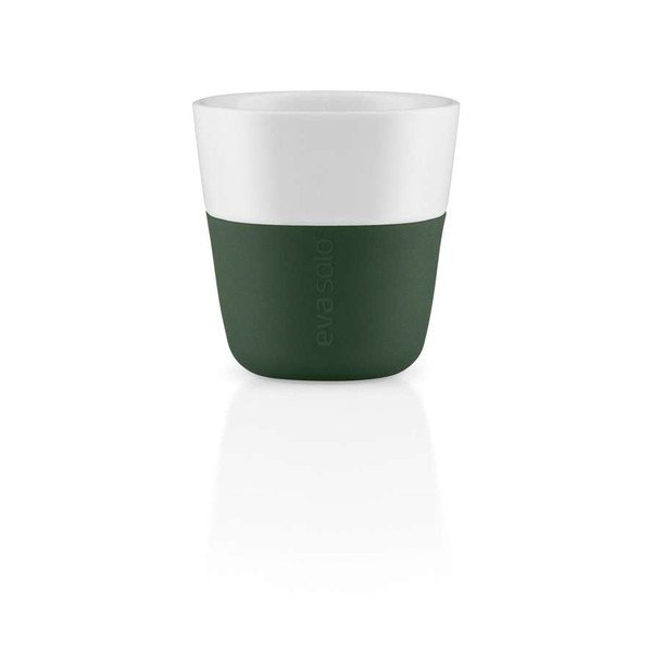 Zelene i bijele porculanske šalice za espresso u setu od 2 80 ml - Eva Solo-image-2
