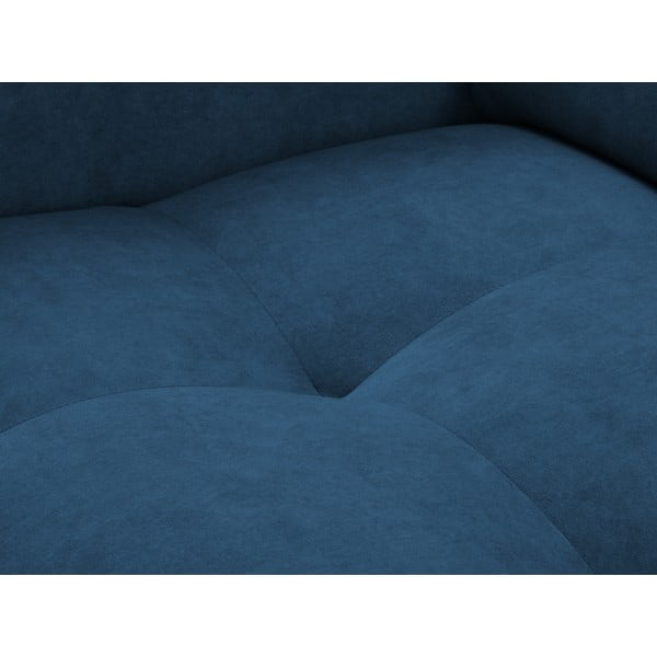 Plavi podesivi kauč s baršunastom površinom Milo Casa Nico-image-1