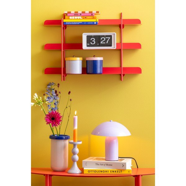 Crvena metalna polica s više razina 60 cm Cool Retro – PT LIVING-image-1