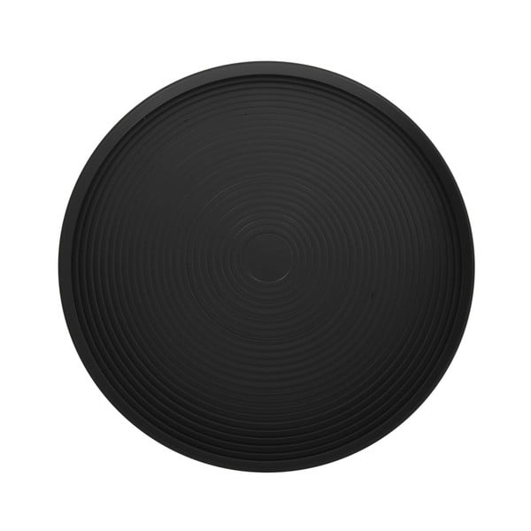 Crni metalni pomoćni stolić Leitmotiv Force, visina 43 cm-image-2