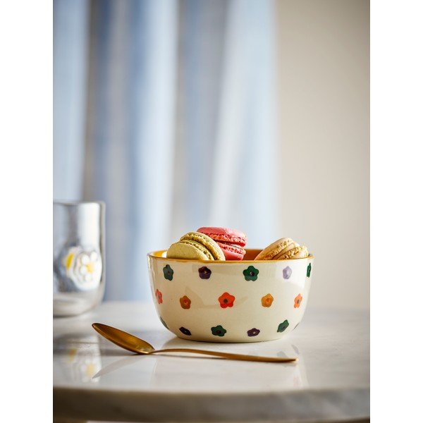 Bež dječja zdjelica od kamenine ø 12 cm Addy – Bloomingville Mini-image-1