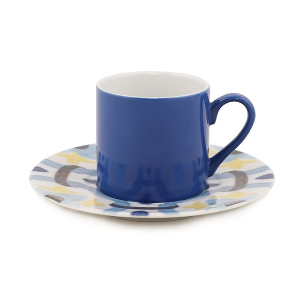 Set od 4 šalice s tanjurićima Kütahya Porselen Geometric, 90 ml-image-4