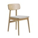 Bež/u prirodnoj boji blagovaonska stolica Livo – Unique Furniture