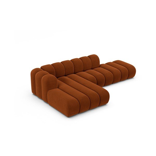 Narančasta kutna garnitura (s lijevim kutom) Lupine – Micadoni Home-image-2