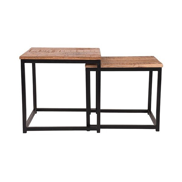 Set od 2 pomoćna stola od mangovog drveta LABEL51 Twain, širine 45 cm i 39 cm-image-3