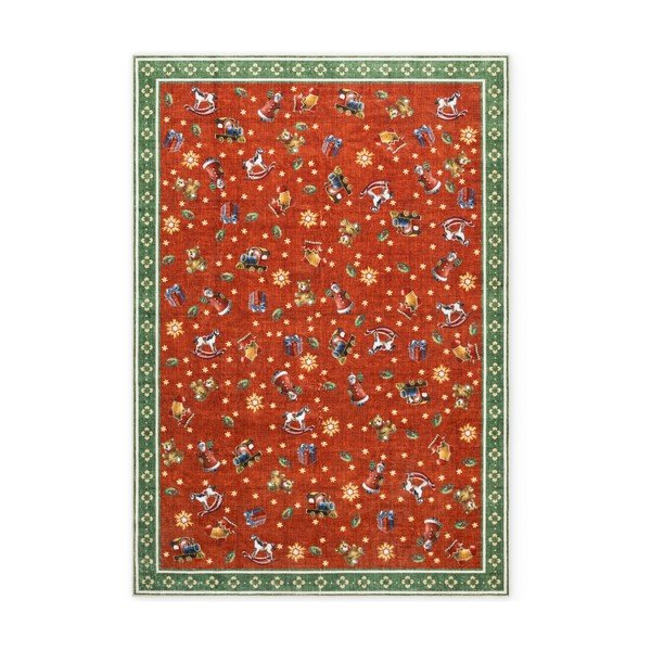Crveni/zeleni tepih s božićnim motivom 160x230 cm Toy's Delight Nostalgic Noel Red Green – Villeroy&Boch-image-4