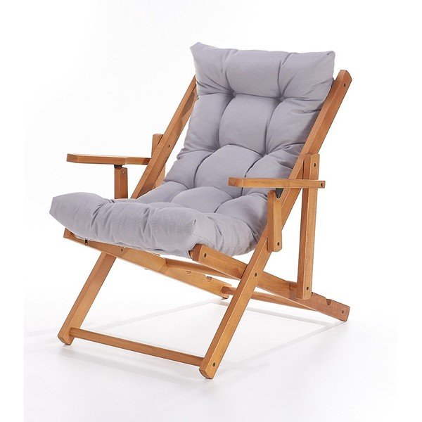 Siva fotelja Repose – Balcab Home