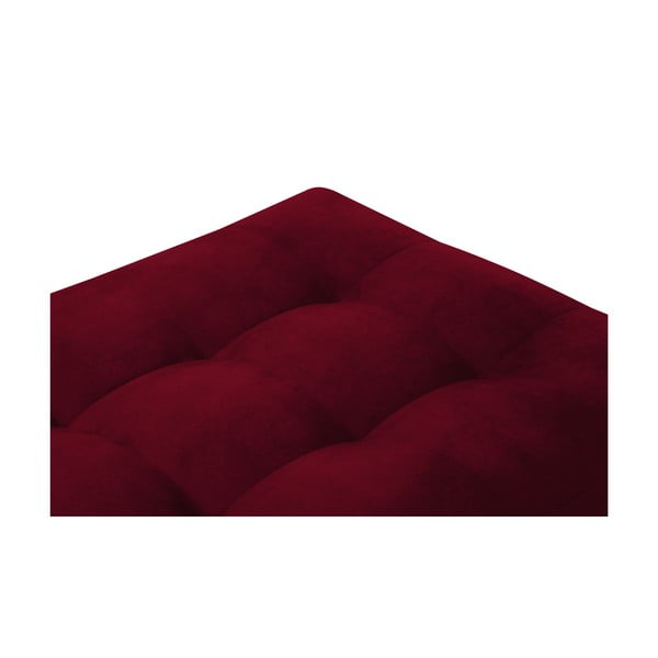 Crveni podnožnik od baršunastog materijala Milo Casa Attilio-image-3